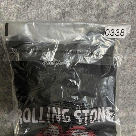 The Rolling Stones T-Shirt Men’s L 1976 U.S. Tour Black Band Tee Rock n Roll - Picture 10 of 10